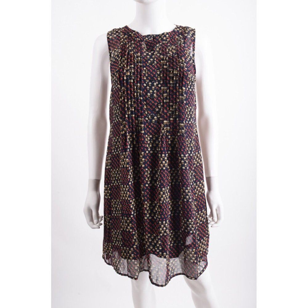 ModCloth Womens Shift Dress S Multi-Color Floral Knee Length Sleeveless NWOT